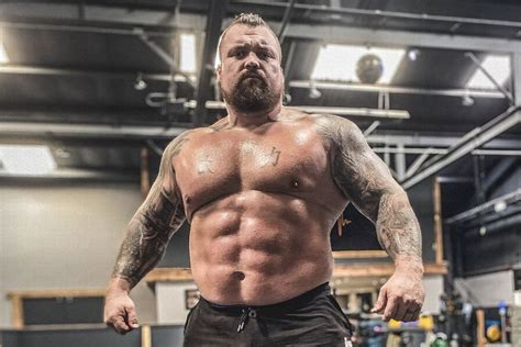 Strongman Eddie Hall reveals X